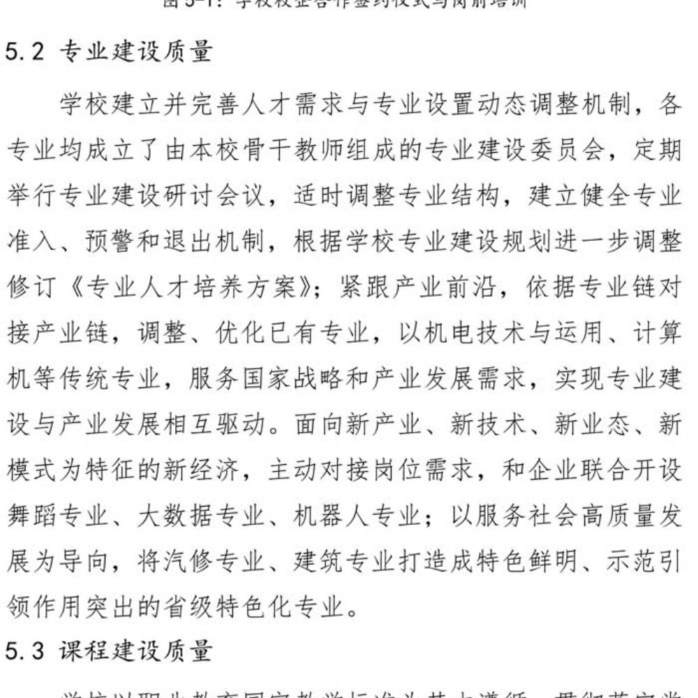 鄄城县职业中等专业学校 质量年度报告
