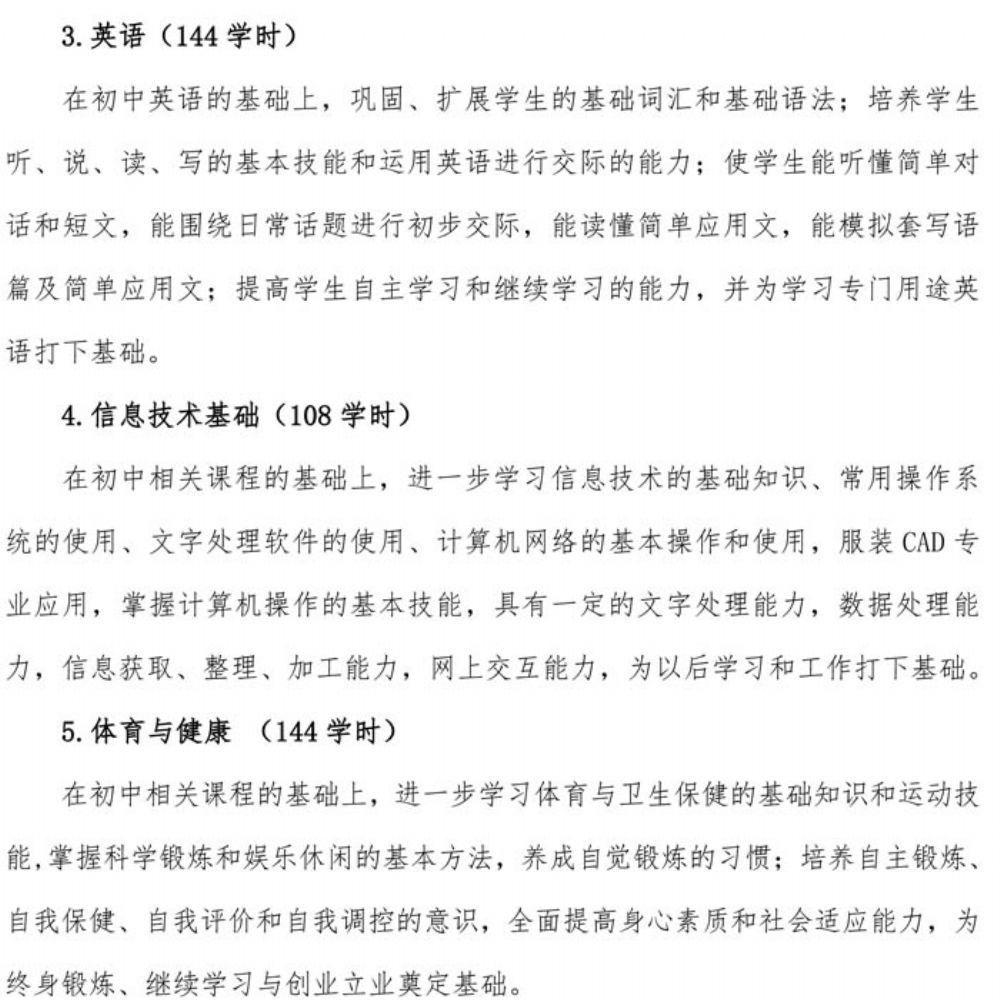 服装设计与工艺专业人才培养方案